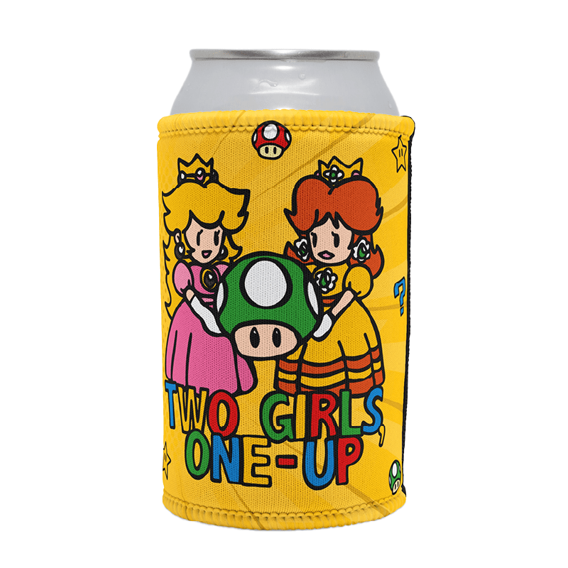 Two Girls One-Up 🍄📤 – Stubby Holder