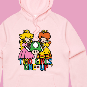 Two Girls One-Up 🍄📤 – Unisex Hoodie