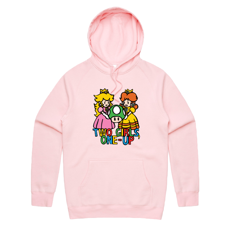 Two Girls One-Up 🍄📤 – Unisex Hoodie