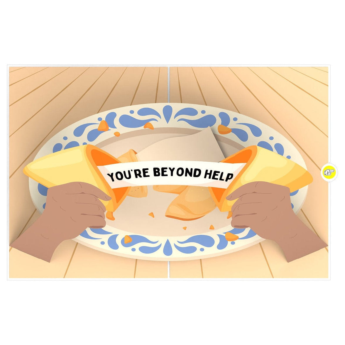 Unfortunate 🥠🎉 - 3D Inappropriate Greeting Card