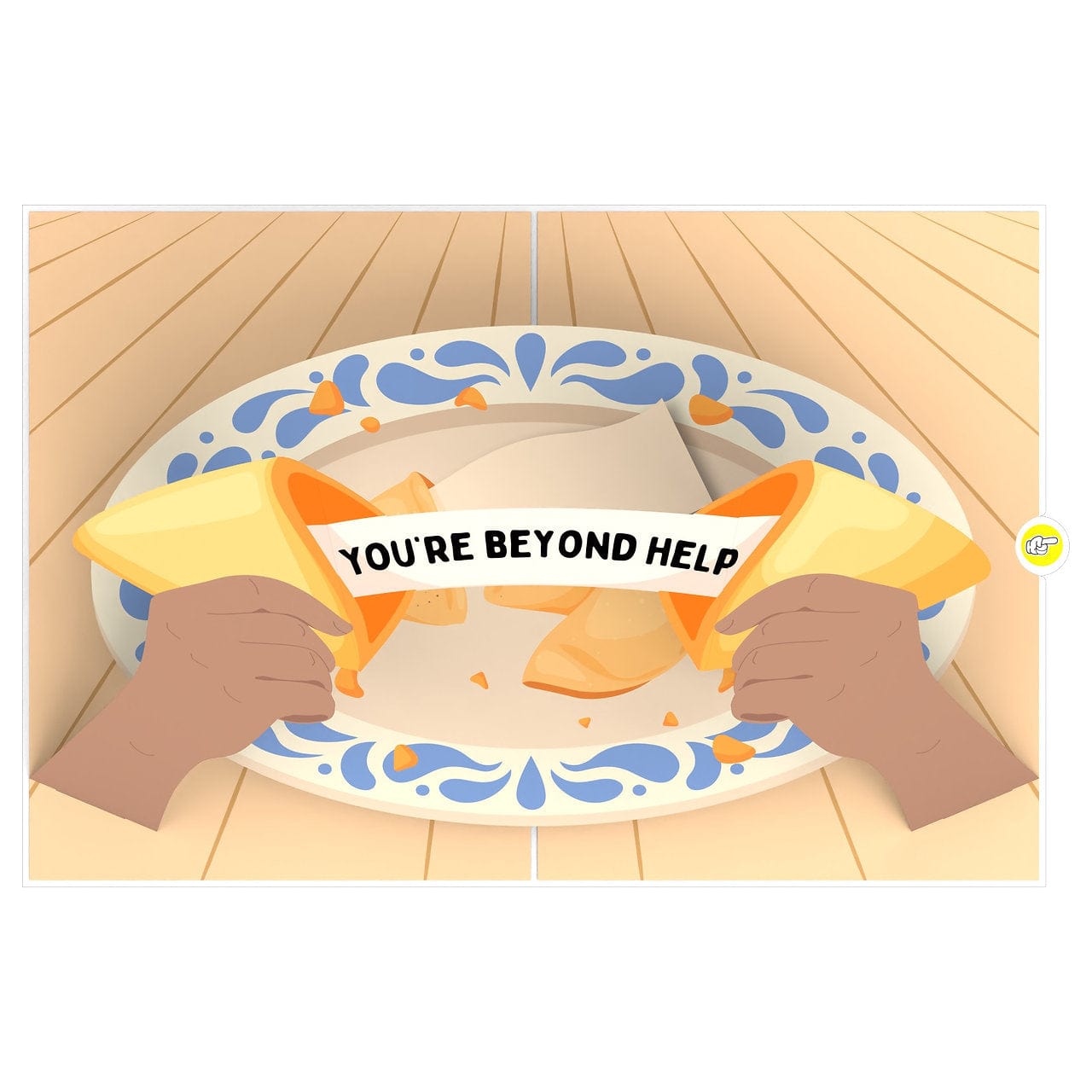 Unfortunate 🥠🎉 - 3D Inappropriate Greeting Card