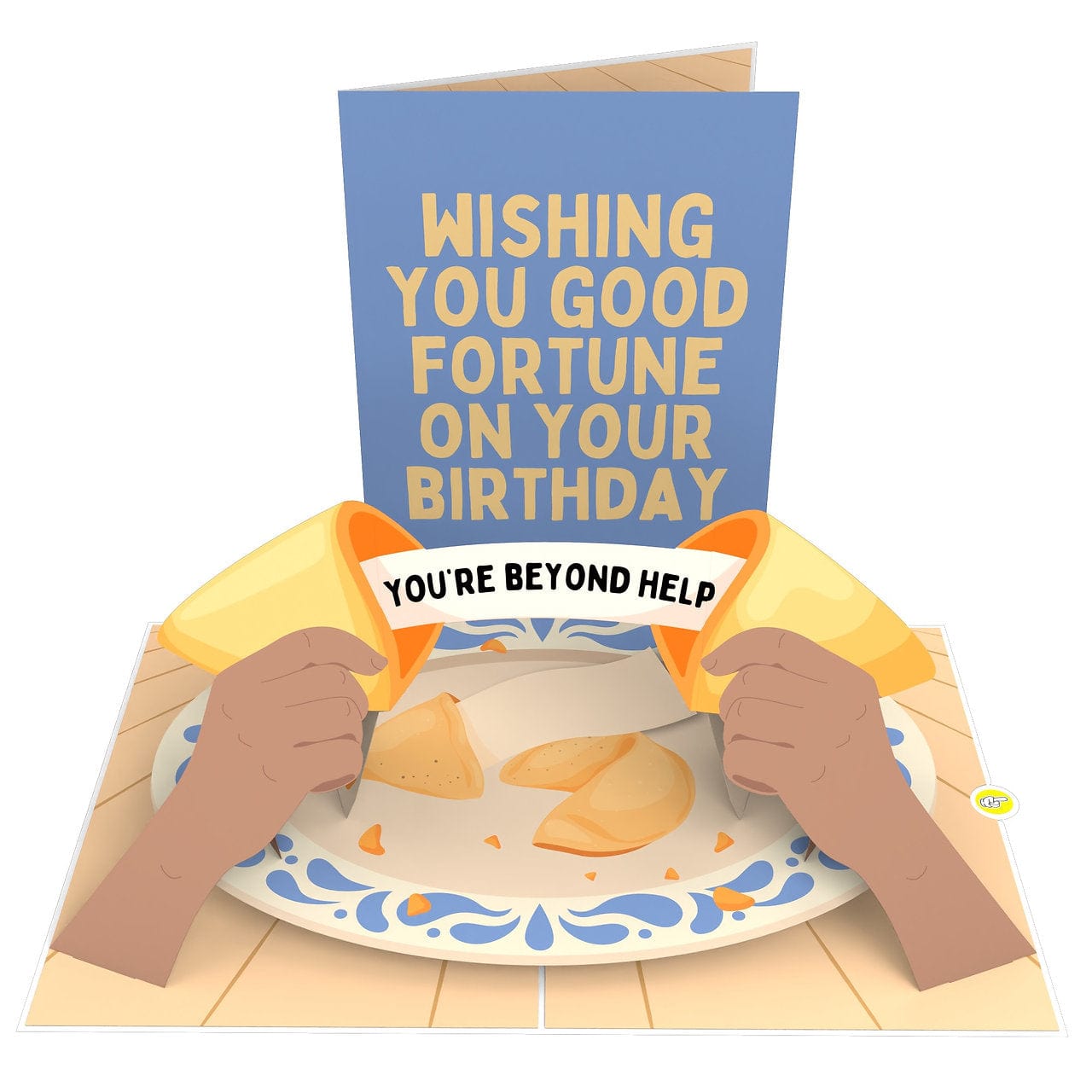 Unfortunate 🥠🎉 - 3D Inappropriate Greeting Card