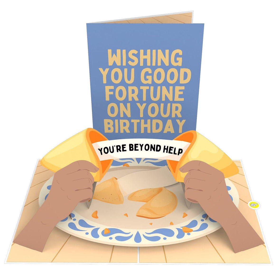 Unfortunate 🥠🎉 - 3D Inappropriate Greeting Card