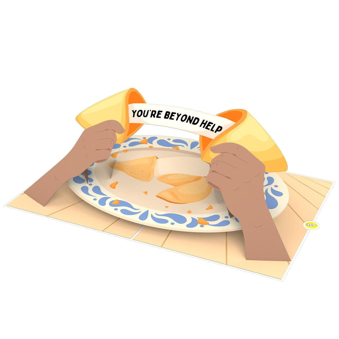 Unfortunate 🥠🎉 - 3D Inappropriate Greeting Card