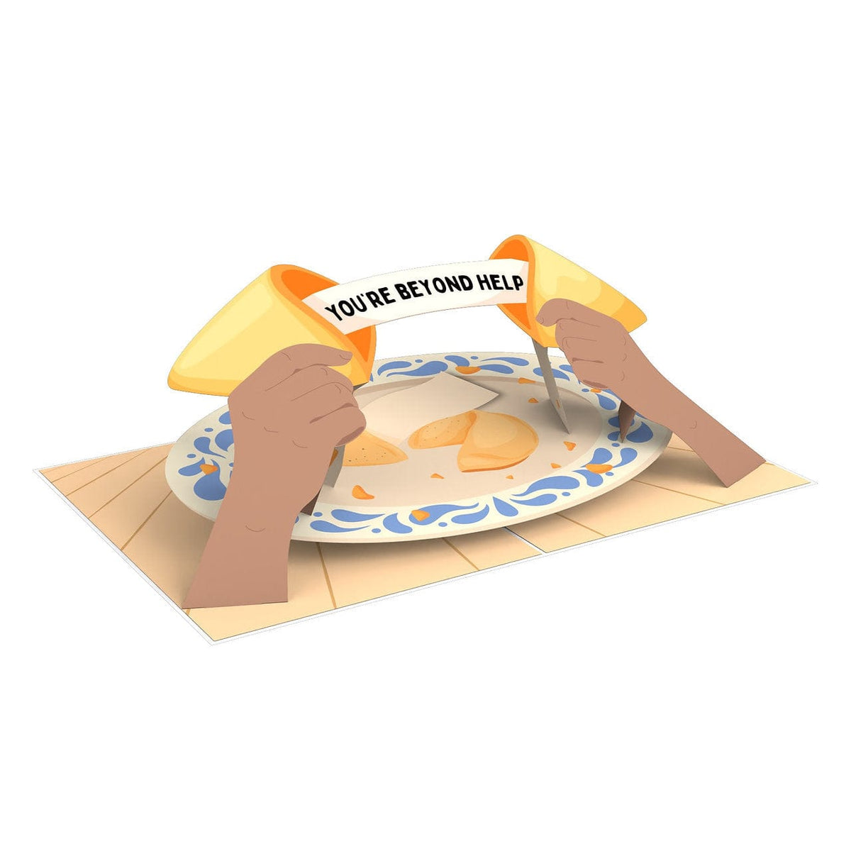 Unfortunate 🥠🎉 - 3D Inappropriate Greeting Card