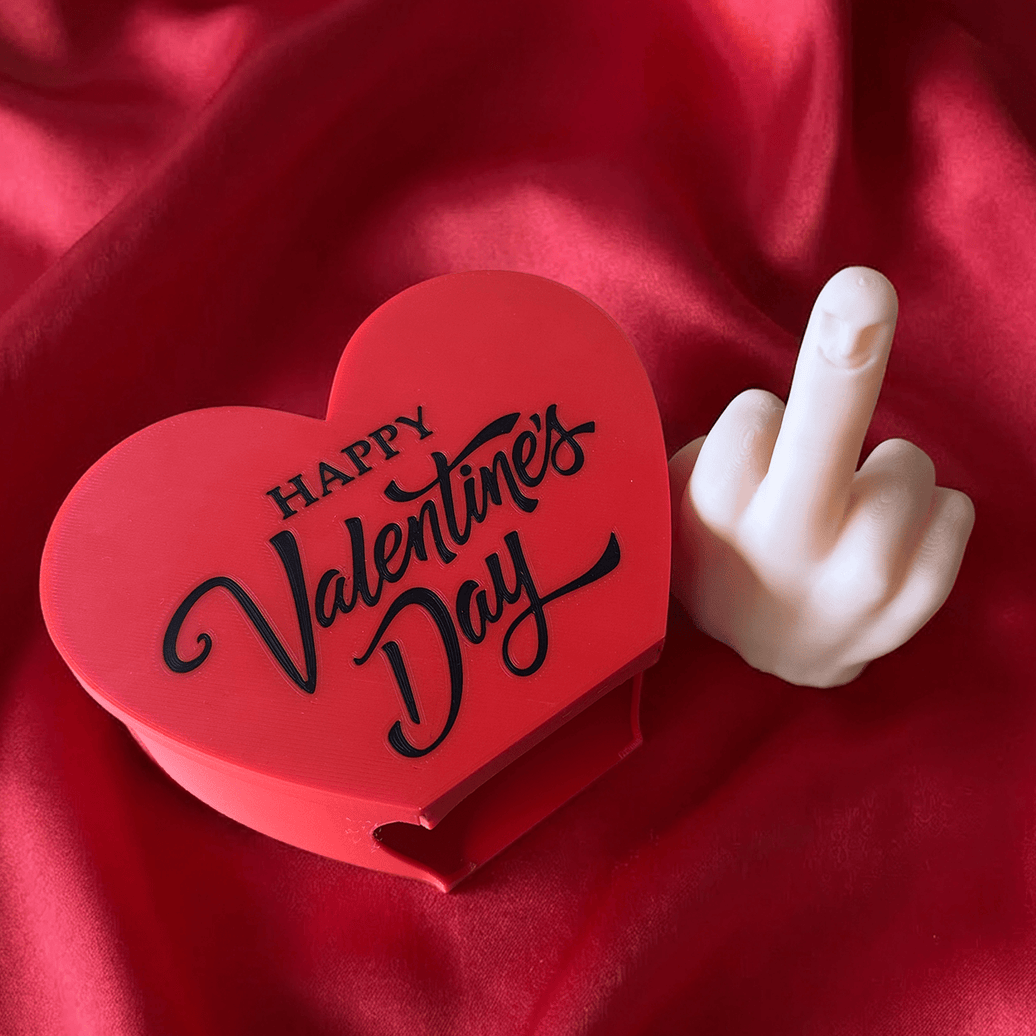 Valentines Romantic middle finger ❤️ ☝️- prank chocolate box