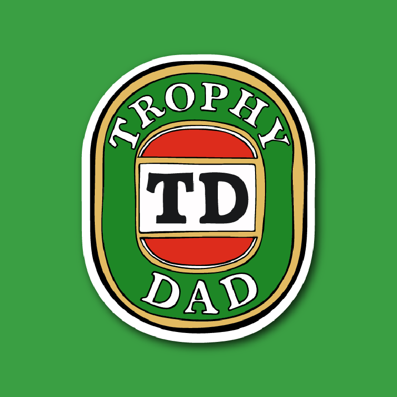 Victor Bravo Trophy Dad 🍺🏆 – Sticker