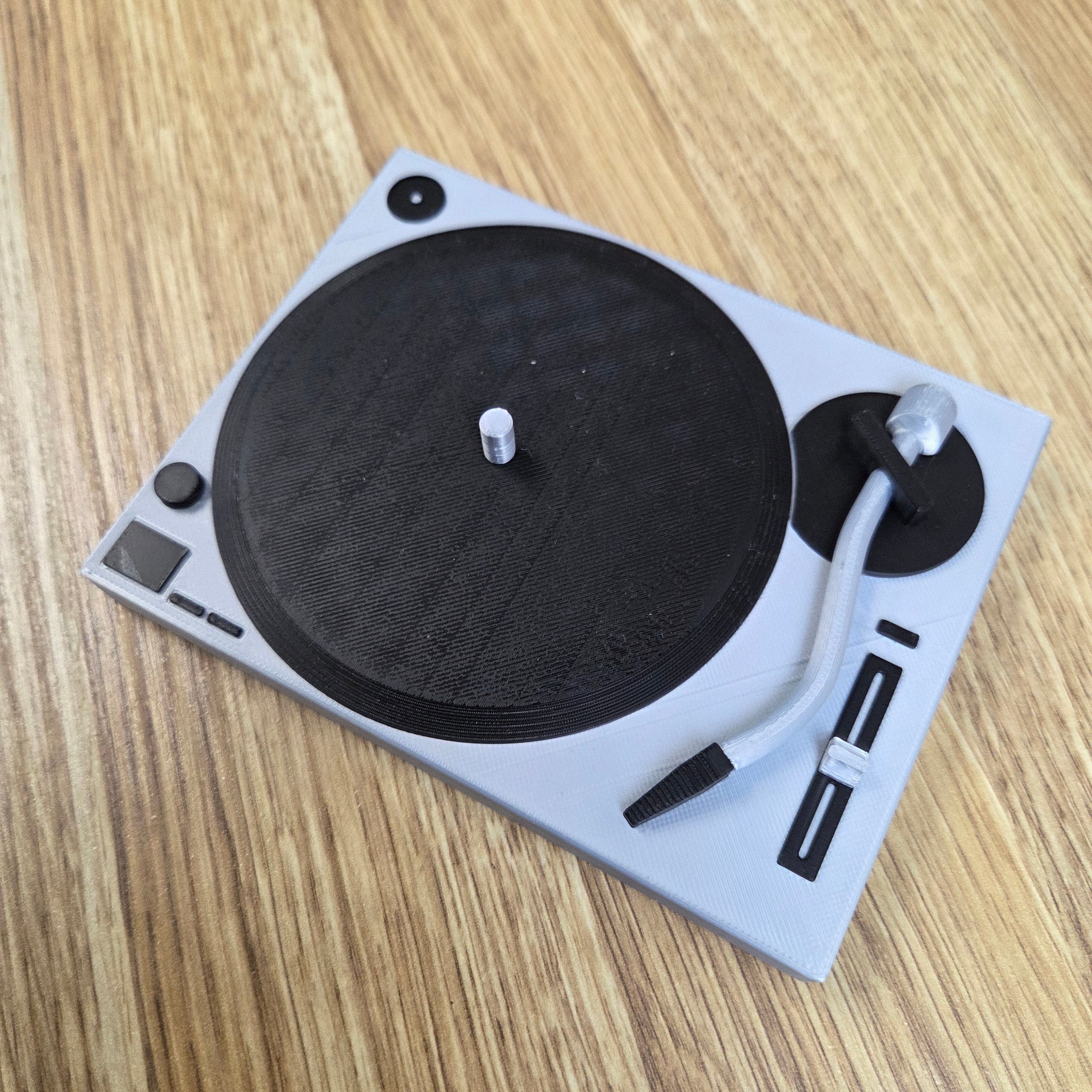 Vinyl & Record Player - 3D Coaster Set 🎶🍻