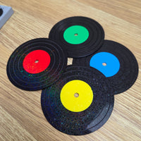Vinyl & Record Player - 3D Coaster Set 🎶🍻