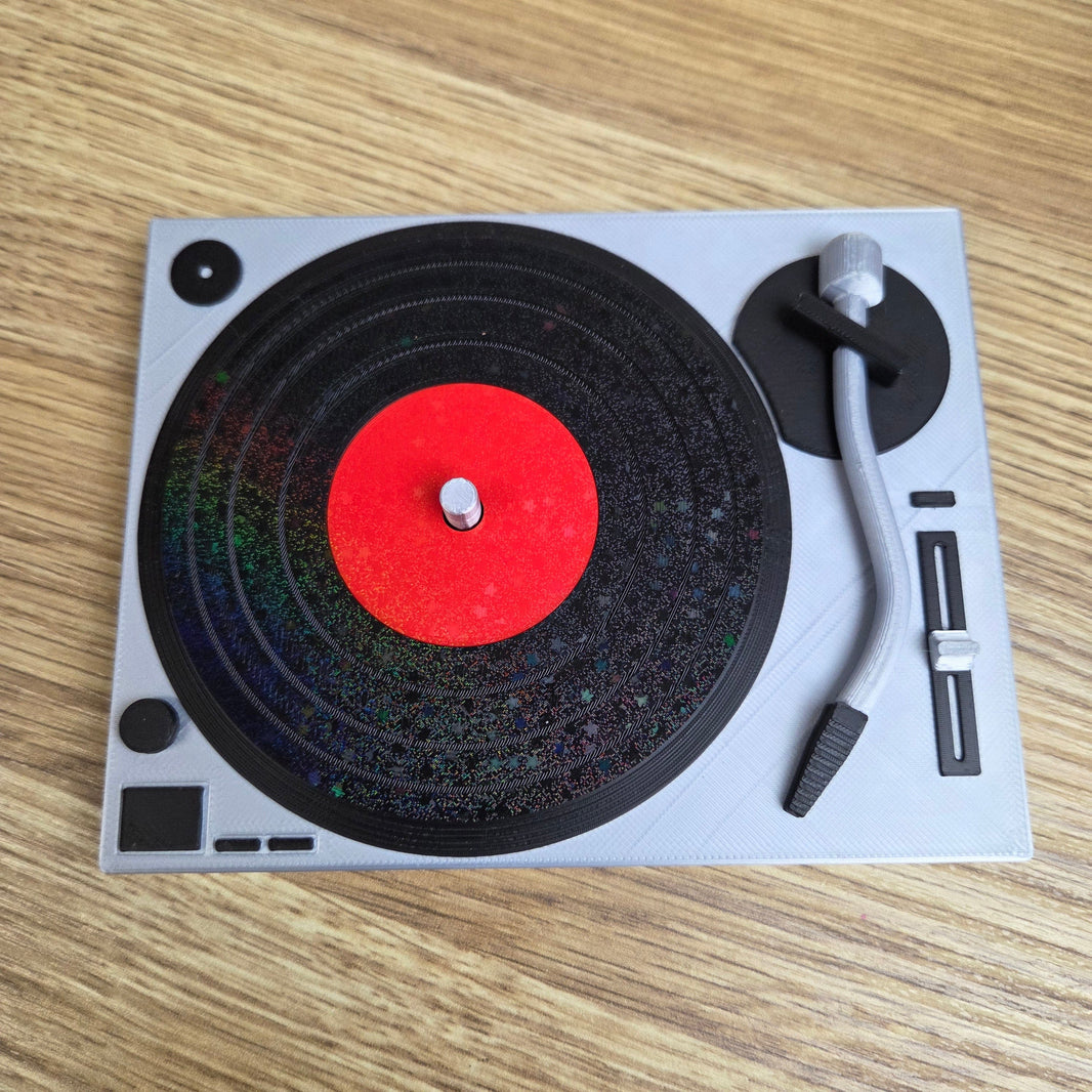 Vinyl & Record Player - 3D Coaster Set 🎶🍻