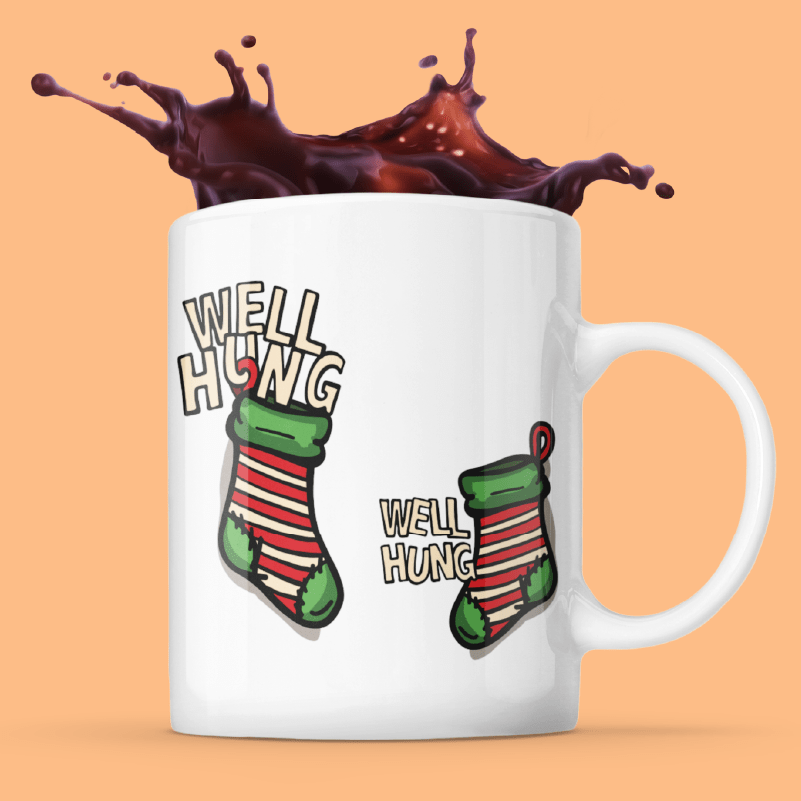 Well Hung 🧦🎄- Coffee Mug
