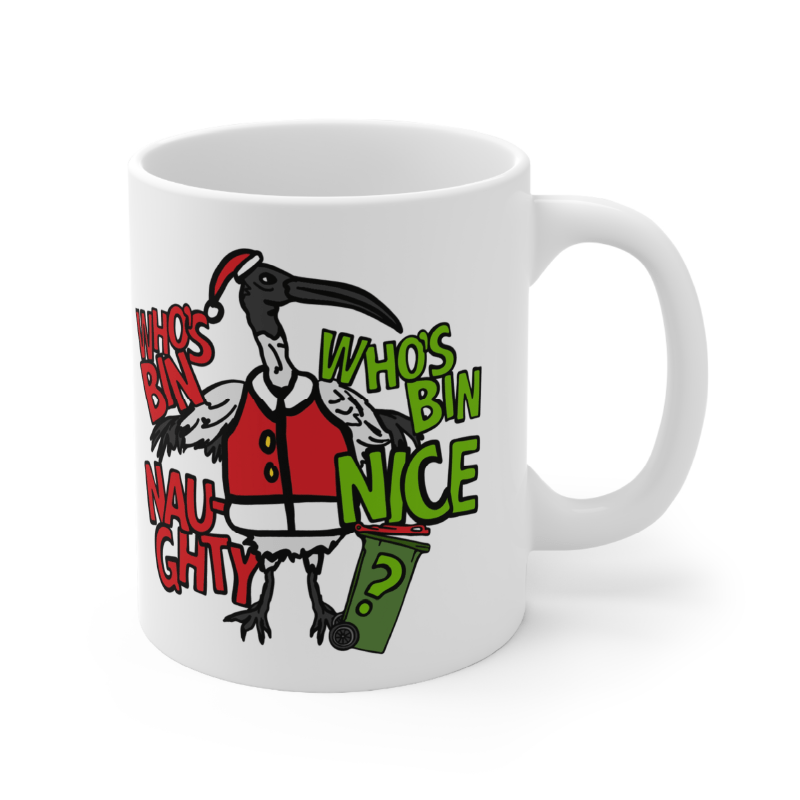 Who's Bin Naughty? 🗑️🎅 - Coffee Mug
