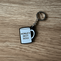 World's Best Boss Office - Keychain ☕💼🔑