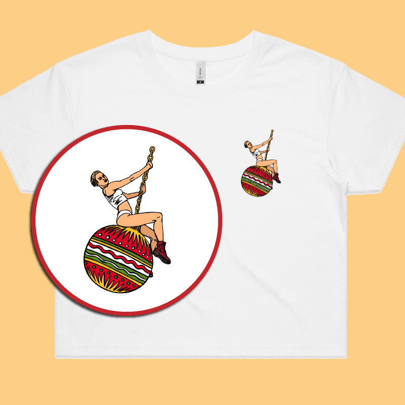 Wrecking Bauble 🎄💥 - Women's Crop Top