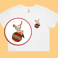 Wrecking Bauble 🎄💥 - Women's Crop Top