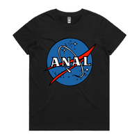 XS / Black / Large Front Design N-ASS-A 🪐 – Women's T Shirt