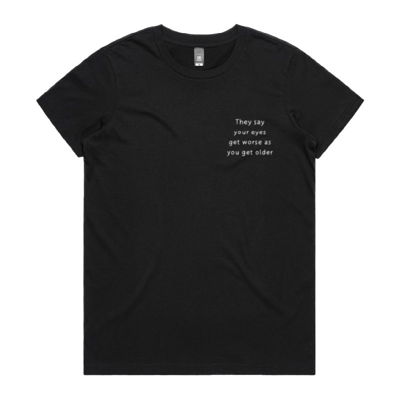 XS / Black / Small Front Design Eyes Get Worse... 👓❌ – Women's T Shirt