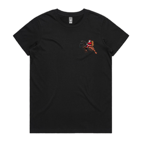XS / Black / Small Front Design Prawndolph 🦐🦌 - Women's T Shirt