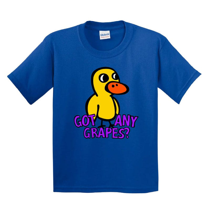 XS / Blue / Large Front Design Got Any Grapes? 🍇 - Youth T Shirt