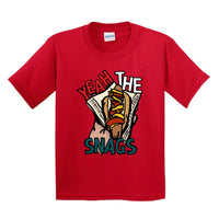 XS / Red / Large Front Design Yeah the Snags! (YTS!) 🌭 - Youth T Shirt