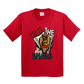 XS / Red / Large Front Design Yeah the Snags! (YTS!) 🌭 - Youth T Shirt