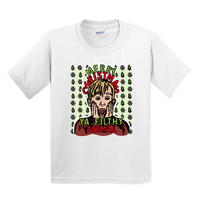 XS / White / Large Front Design Home Alone Christmas 🏠🎅 - Youth T Shirt