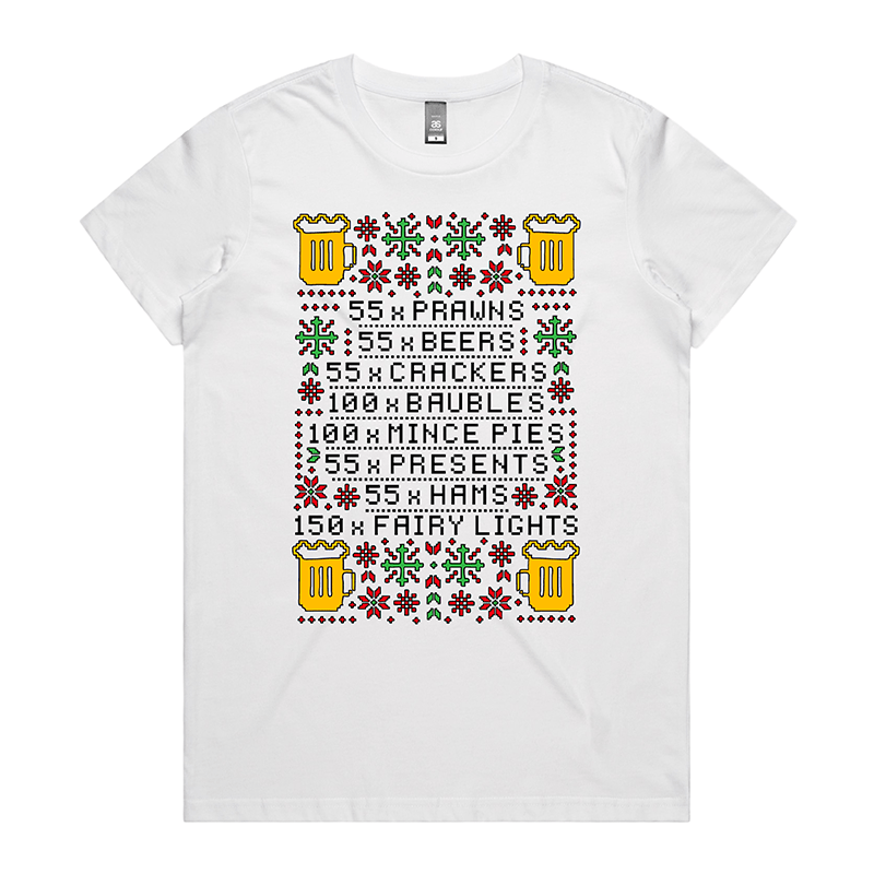 XS / White / Large Front Design I’m Doing Something Festive! 🚗🎄 - Women's T Shirt