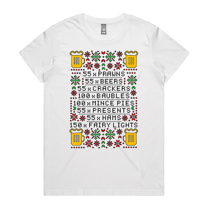 XS / White / Large Front Design I’m Doing Something Festive! 🚗🎄 - Women's T Shirt