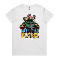 XS / White / Large Front Design Not The Mama 🦕🍳 - Women's T Shirt
