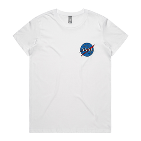 XS / White / Small Front Design N-ASS-A 🪐 – Women's T Shirt