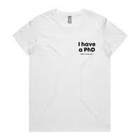 XS / White / Small Front Design Pretty Huge.....🎓 - Women's T Shirt
