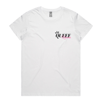 XS / White / Small Front Design Queef Queen 💨👑 - Women's T Shirt
