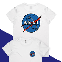 XS / White / Small Front & Large Back Design N-ASS-A 🪐 – Women's T Shirt