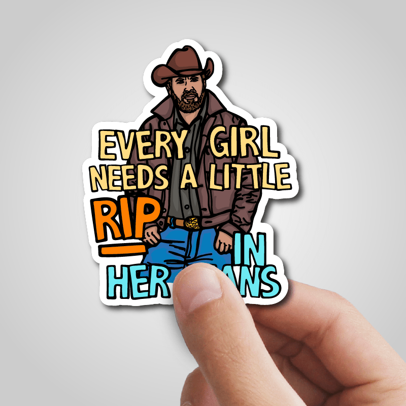 Yellowstone Rip 👖🤠 – Sticker