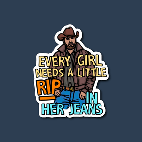 Yellowstone Rip 👖🤠 – Sticker