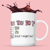 You can't ask that! 🕰️🧓 – Coffee Mug