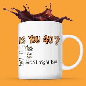 You can't ask that! 🕰️🧓 – Coffee Mug