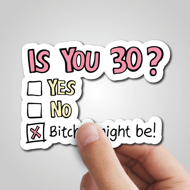 You can't ask that! 🕰️🧓 – Sticker