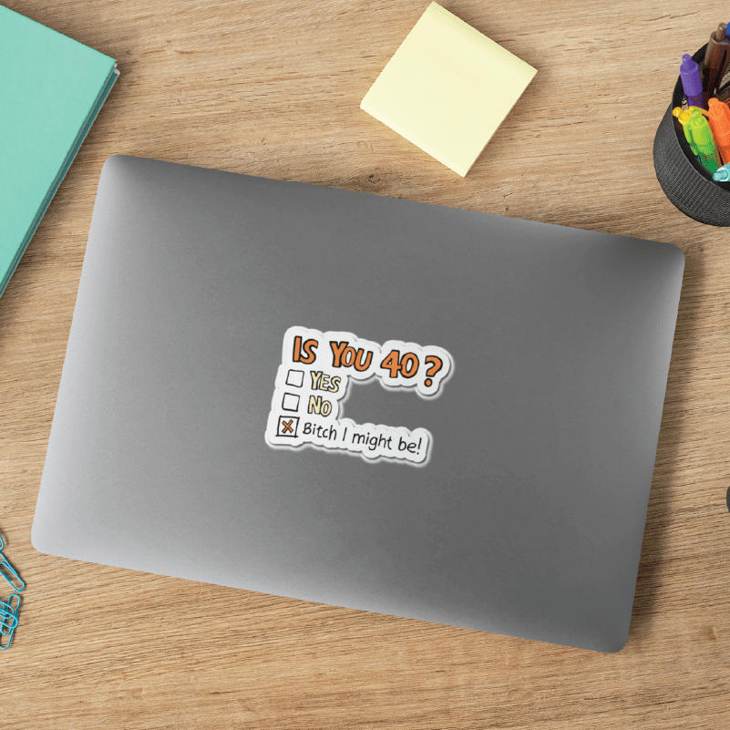 You can't ask that! 🕰️🧓 – Sticker