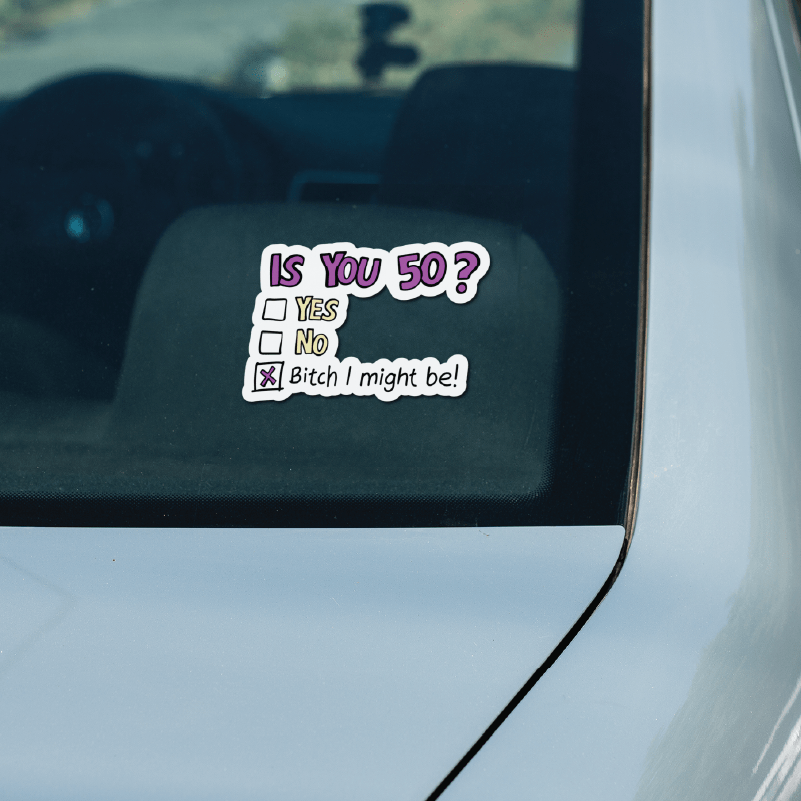 You can't ask that! 🕰️🧓 – Sticker