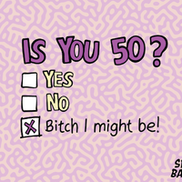 You can't ask that! 🕰️🧓 – Stubby Holder