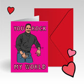 You Rock My World 👨🏾 - V-Day Card