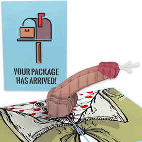 Your Package Has Arrived 💦 - 3D Inappropriate Greeting Card