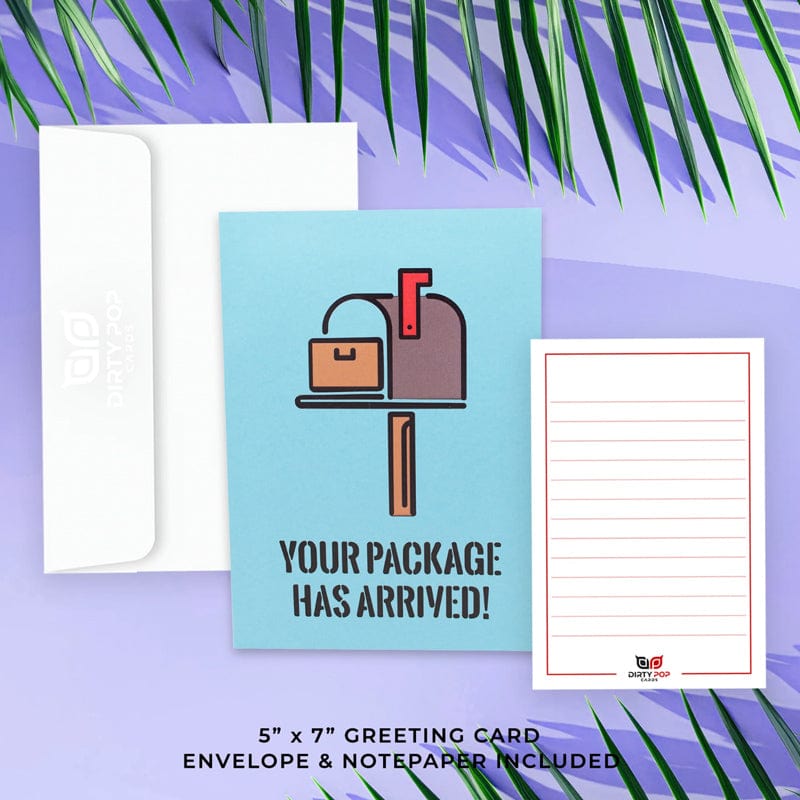 Your Package Has Arrived 💦 - 3D Inappropriate Greeting Card