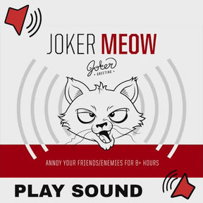 Cat Meow 😺🔊 - Joker Hiding Noise Prank (Sound + Glitter)