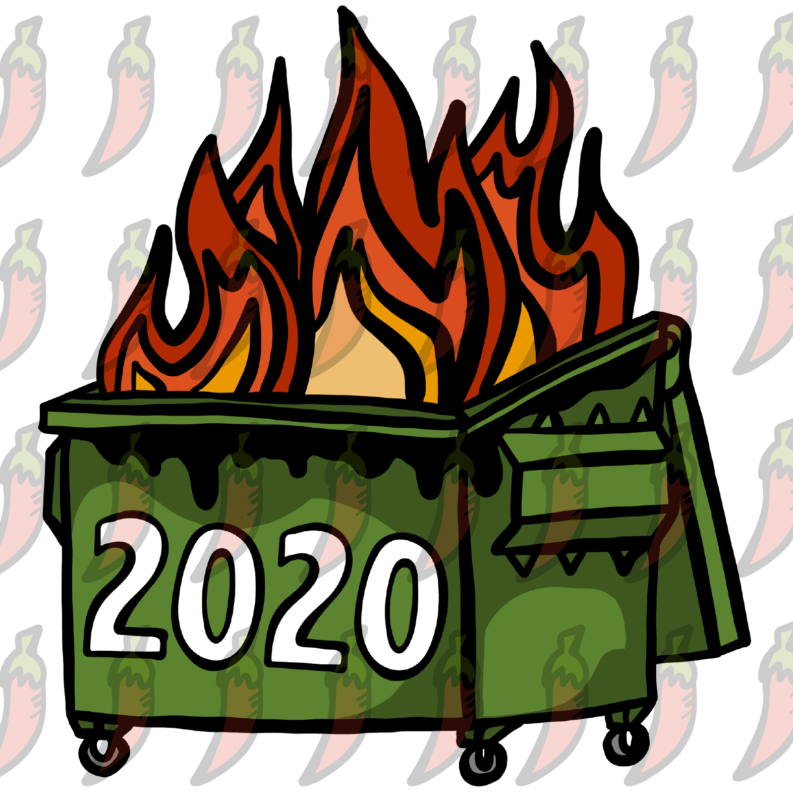 2020 Dumpster Fire 🗑️ - Unisex Hoodie