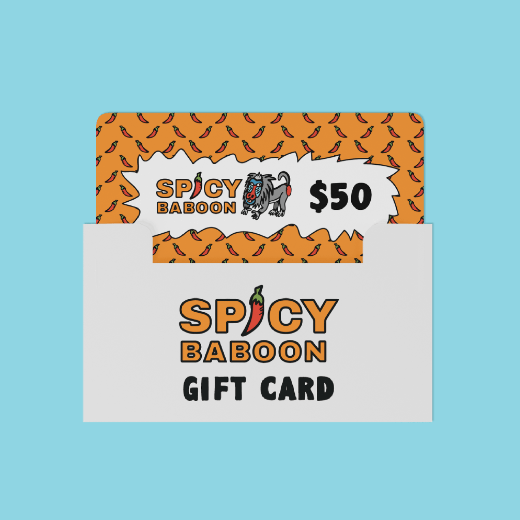 $50.00 Spicy Baboon Gift Card 🤑