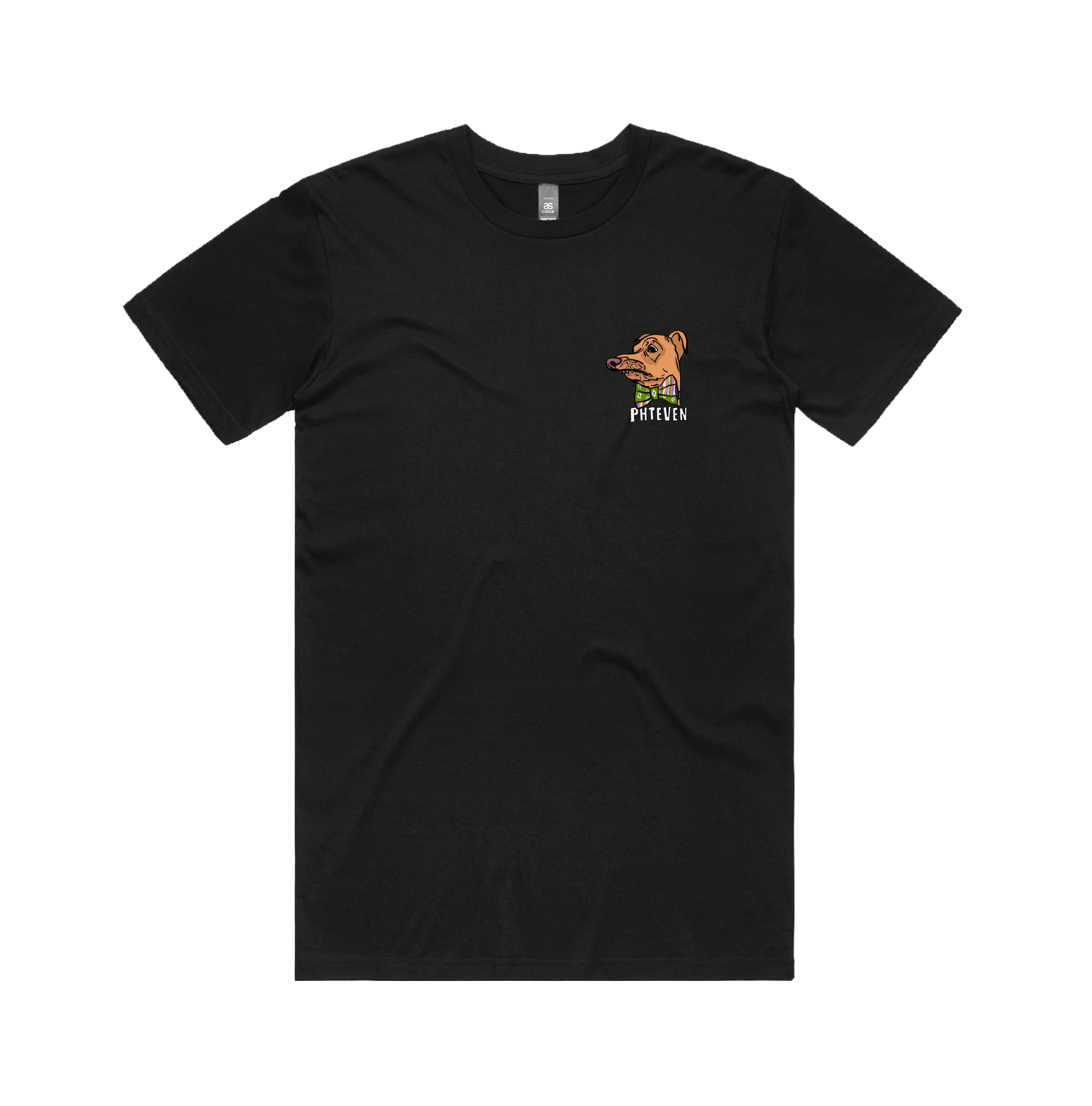 S / Black / Small Front Design Phteven Good Boy 🐶 - Men's T Shirt