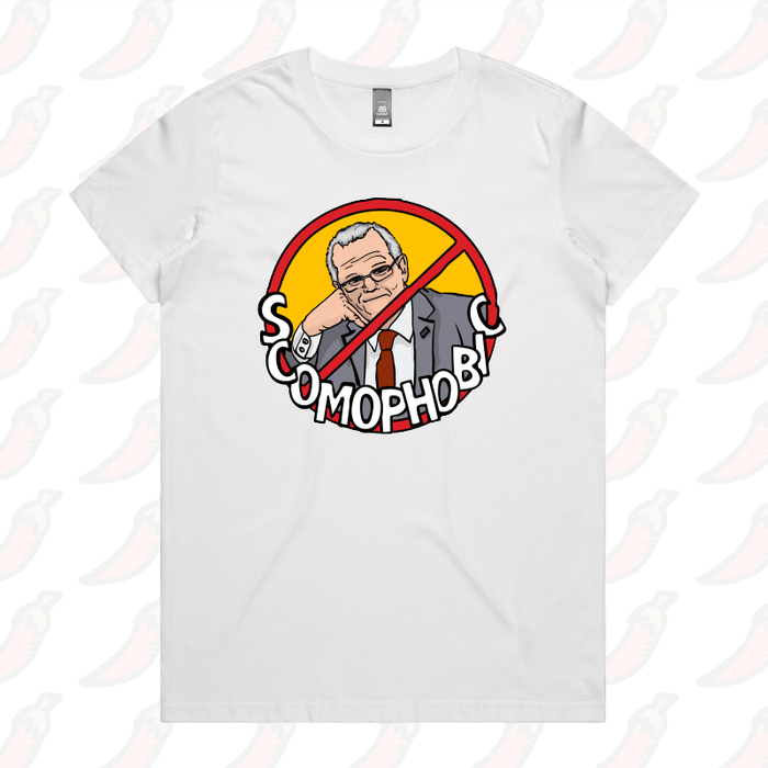 XS / White / Large Front Design Scomophobic 🚫 - Women's T Shirt