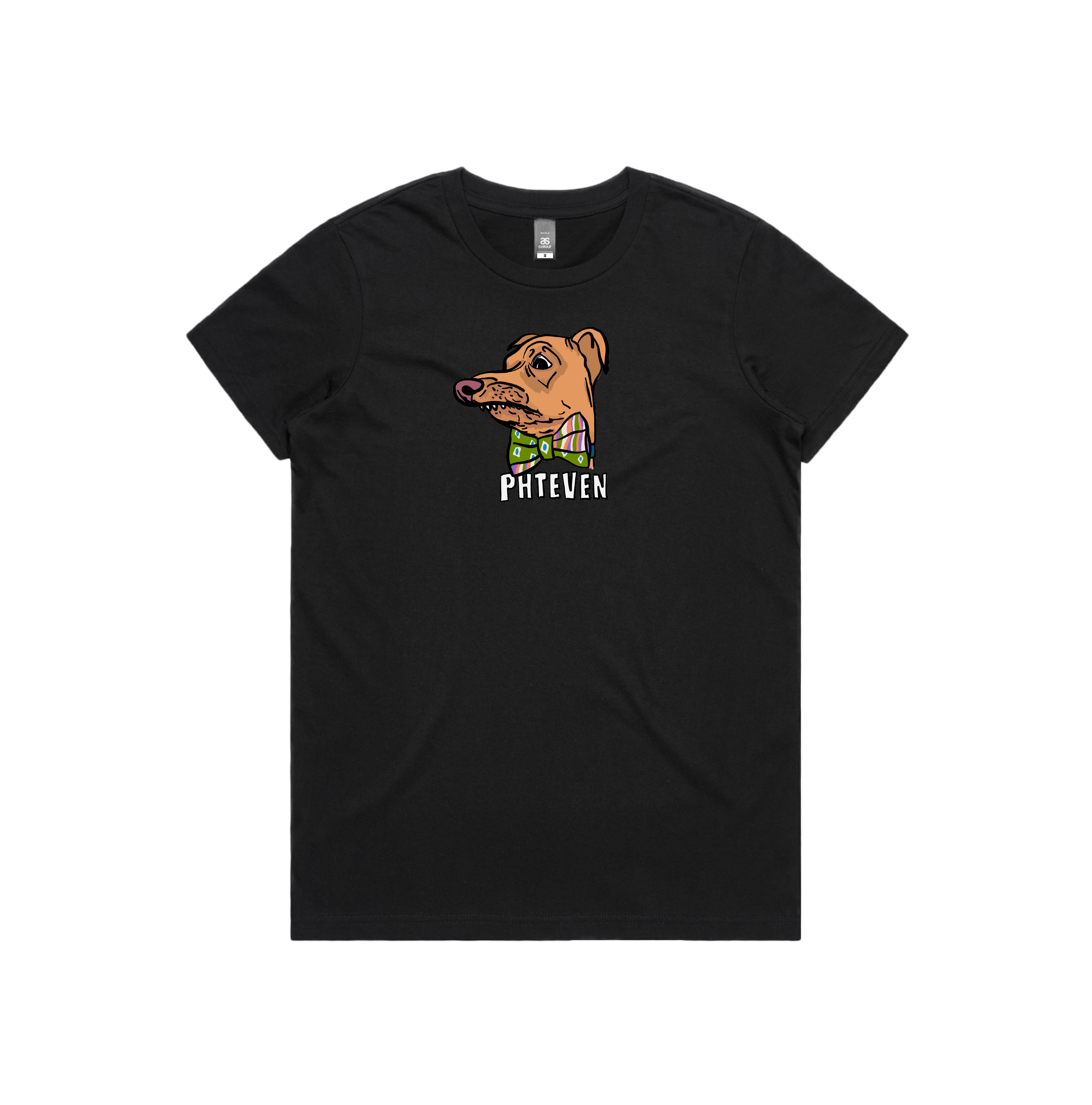 XS / Black / Large Front Design Phteven Good Boy 🐶 - Women's T Shirt